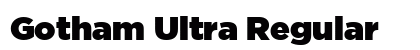 Gotham Ultra Regular preview
