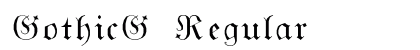 GothicG Regular preview