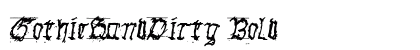 GothicHandDirty Bold preview