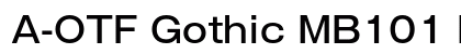 A-OTF Gothic MB101 Pr6N M Preview