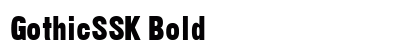 GothicSSK Bold preview