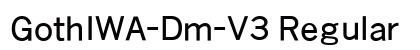 GothIWA-Dm-V3 Regular preview