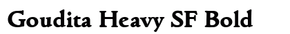 Goudita Heavy SF Bold preview