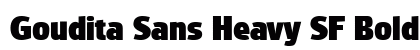 Goudita Sans Heavy SF Bold preview