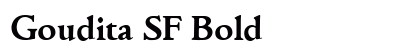 Goudita SF Bold Font