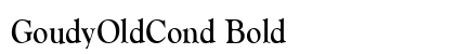 GoudyOldCond Bold preview