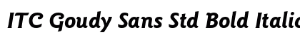ITC Goudy Sans Std Bold Italic Preview
