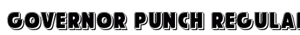 Governor Punch Regular preview