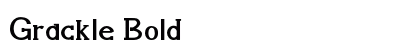 Grackle Bold preview