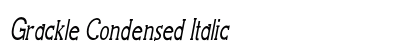 Grackle Condensed Italic Preview