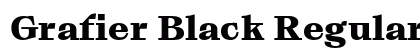 Grafier Black Regular preview