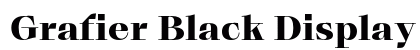 Grafier Black Display Regular preview