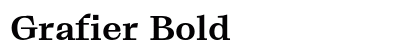 Grafier Bold preview