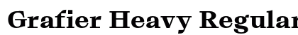 Grafier Heavy Regular preview