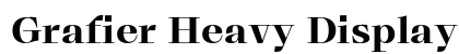 Grafier Heavy Display Regular preview