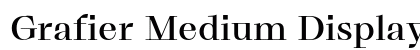Grafier Medium Display Regular preview