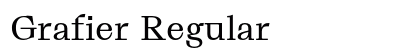 Grafier Regular preview