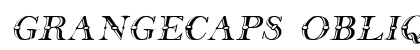GrangeCaps Oblique preview