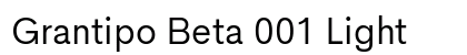Grantipo Beta 001 Light Preview