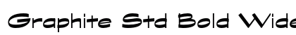 Graphite Std Bold Wide Preview