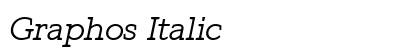 Graphos Italic Preview