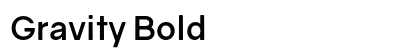 Gravity Bold Preview
