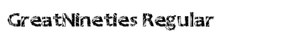 GreatNineties Regular preview