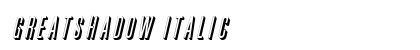 GreatShadow Italic Preview