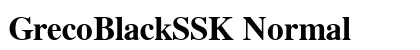 GrecoBlackSSK Normal Preview