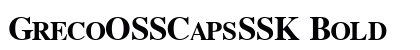 GrecoOSSCapsSSK Bold Preview