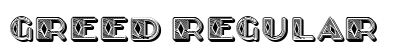 Greed Regular preview