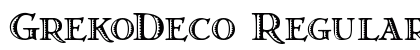 GrekoDeco Regular preview