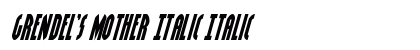 Grendel's Mother Italic Italic preview