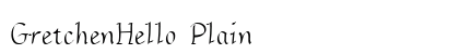 GretchenHello Plain preview