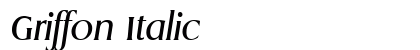 Griffon Italic preview