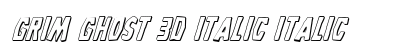 Grim Ghost 3D Italic Italic preview