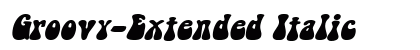 Groovy-Extended Italic preview