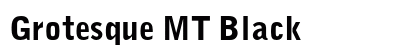 Grotesque MT Black preview