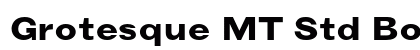 Grotesque MT Std Bold Extended Preview