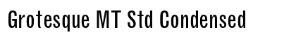 Grotesque MT Std Condensed Preview