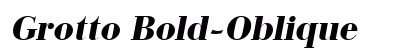 Grotto Bold-Oblique Preview