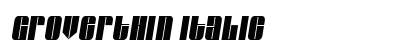 GroverThin Italic Preview