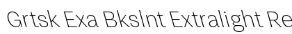 Grtsk Exa Bkslnt Extralight Regular preview