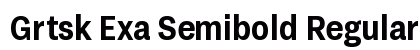 Grtsk Exa Semibold Regular preview