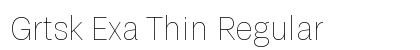 Grtsk Exa Thin Regular preview