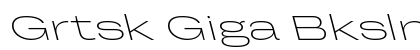 Grtsk Giga Bkslnt Extralight Regular preview