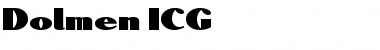 Dolmen ICG Font