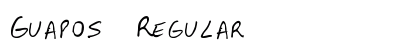 Guapos Regular preview
