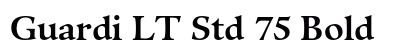 Guardi LT Std 75 Bold Preview