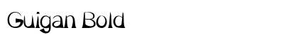 Guigan Bold preview